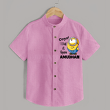 Oops! I Did It Again Personalized Shirt - BABY PINK - 0 - 6 Months Old (Chest 23")