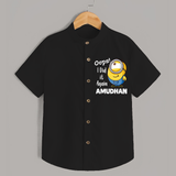 Oops! I Did It Again Personalized Shirt - BLACK - 0 - 6 Months Old (Chest 23")