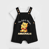 Too Cute To Blame Personalized Dungaree - BLACK - 0 - 5 Months Old (Chest 18")