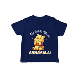 Too Cute To Blame Personalized TShirt - NAVY BLUE - 0-5 Months Old (Chest 17")