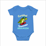 Certified Troublemaker Personalized Romper