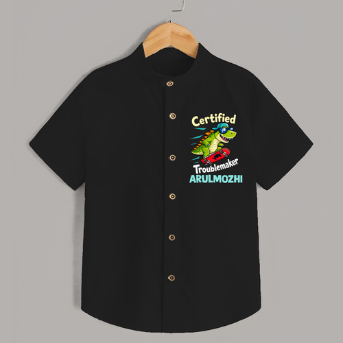 Certified Troublemaker Personalized Shirt
