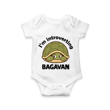 I'm Introverting Personalized Romper - WHITE - New Born (Chest 14")