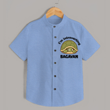 I'm Introverting Personalized Shirt - SKY BLUE - 0 - 6 Months Old (Chest 23")