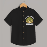 I'm Introverting Personalized Shirt - BLACK - 0 - 6 Months Old (Chest 23")