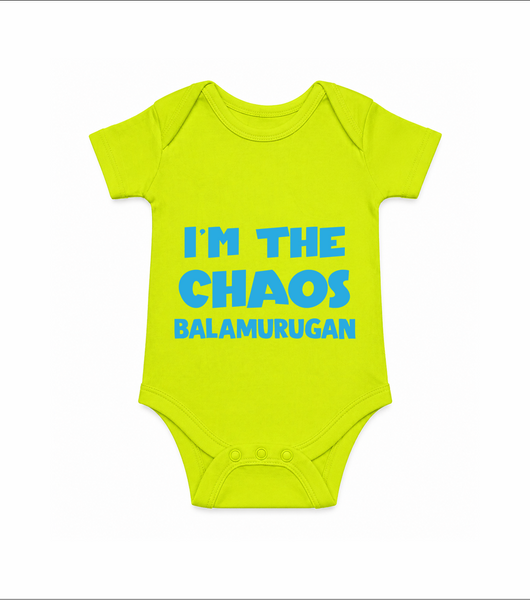 I'm The Chaos Personalized Romper