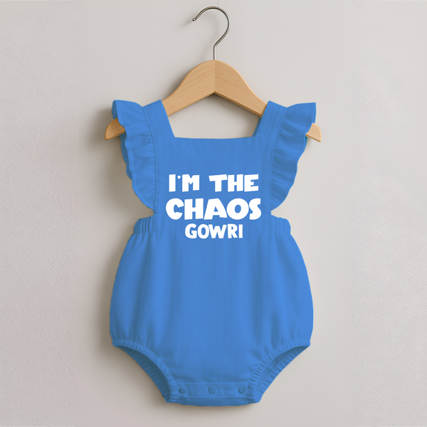 I'm The Chaos Personalized Romper Frock