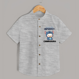 Perfectly Imperfect Personalized Shirt - GREY - 0 - 6 Months Old (Chest 23")