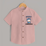 Perfectly Imperfect Personalized Shirt - PEACH - 0 - 6 Months Old (Chest 23")