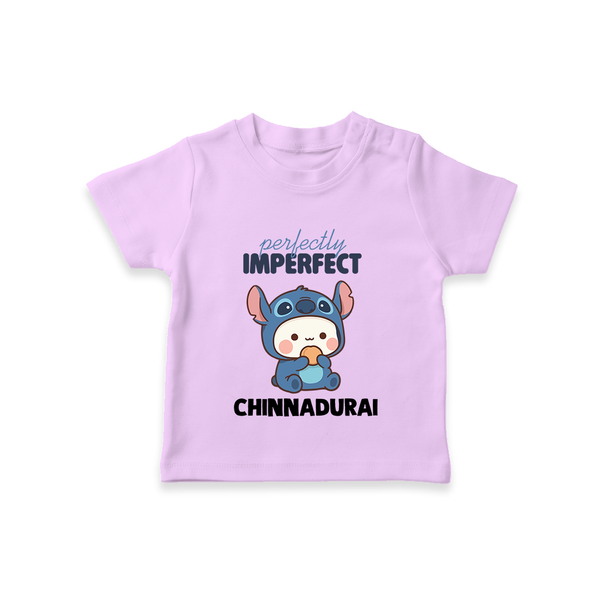 Perfectly Imperfect Personalized TShirt - LILAC - 0-5 Months Old (Chest 17")