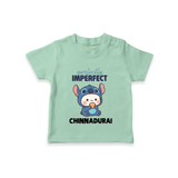 Perfectly Imperfect Personalized TShirt - MINT GREEN - 0-5 Months Old (Chest 17")
