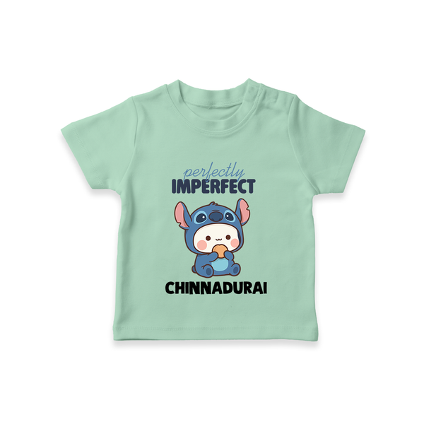 Perfectly Imperfect Personalized TShirt - MINT GREEN - 0-5 Months Old (Chest 17")