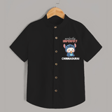 Perfectly Imperfect Personalized Shirt - BLACK - 0 - 6 Months Old (Chest 23")