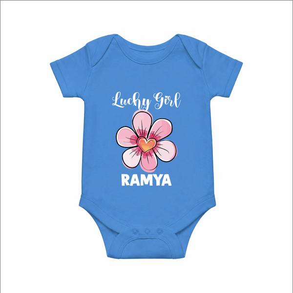 Lucky Girl Personalized Romper