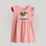 Our Little Universe Baby Frock | Custom Family Baby Frock Celebrating Your Little World - BABY PINK - 0 - 3 Months Old (Chest 17")