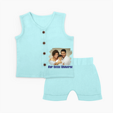 Our Little Universe Jabla Set | Custom Family Jabla Set Celebrating Your Little World - BABY BLUE - 0 - 3 Months Old (Chest 9.8")