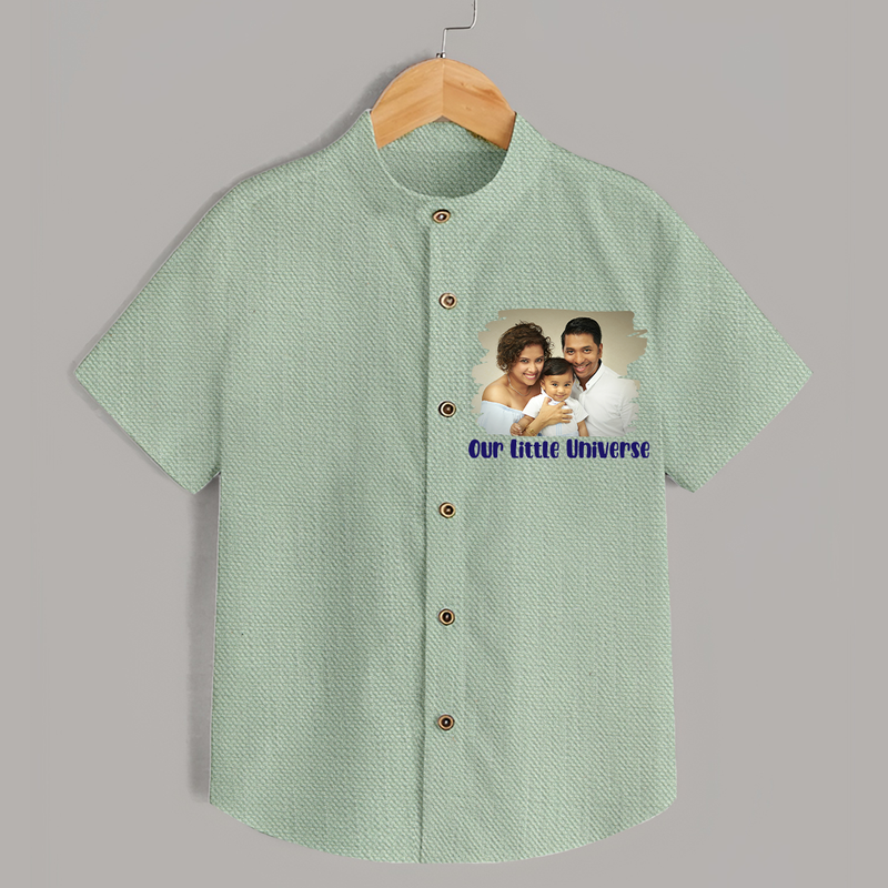 Our Little Universe Shirt | Custom Family Shirt Celebrating Your Little World - MINT GREEN - 0 - 6 Months Old (Chest 23")