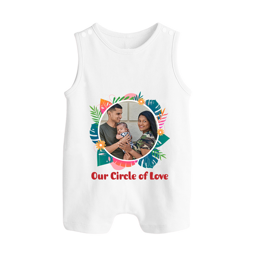 Our Circle of Love Romper suit/Sleeveless Romper | Personalized Family Romper suit/Sleeveless Romper for Bonded Families
