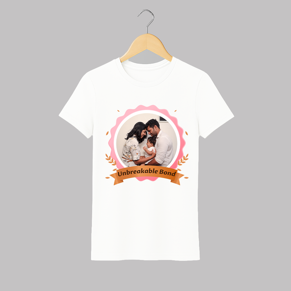 Unbreakable Bond Adult Tshirt | Personalized Family Adult Tshirt for Strong Connections - WHITE - S (Chest 19")
