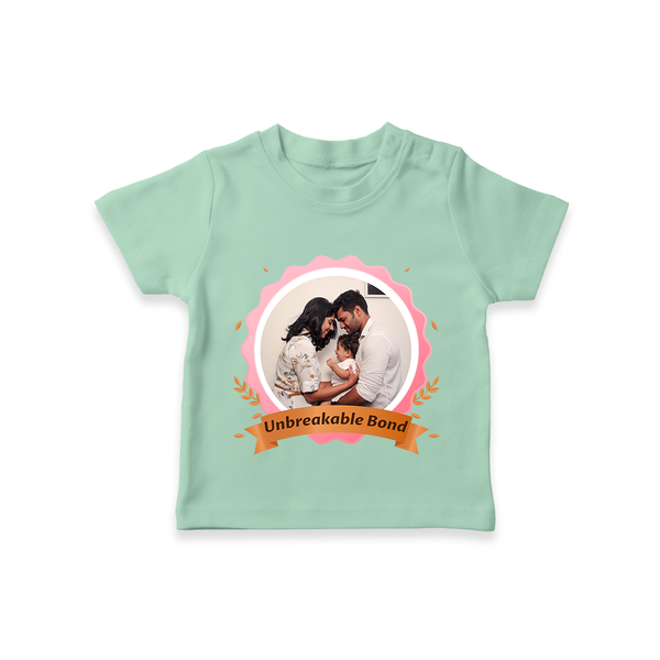 Unbreakable Bond T-shirt | Personalized Family T-shirt for Strong Connections - MINT GREEN - 0-5 Months Old (Chest 17")