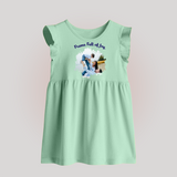 Frame Full of Joy Baby Frock | Custom Family Baby Frock for Cherished Moments - MINT GREEN - 0 - 3 Months Old (Chest 17")