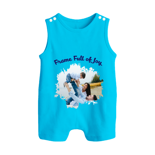 Frame Full of Joy Romper suit/Sleeveless Romper | Custom Family Romper suit/Sleeveless Romper for Cherished Moments - SKY BLUE - 0 - 5 Months Old (Chest 18")