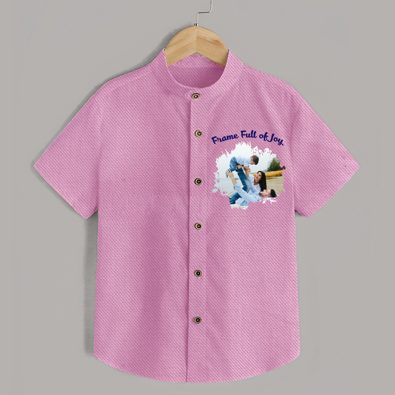 Frame Full of Joy Shirt | Custom Family Shirt for Cherished Moments - BABY PINK - 0 - 6 Months Old (Chest 23")
