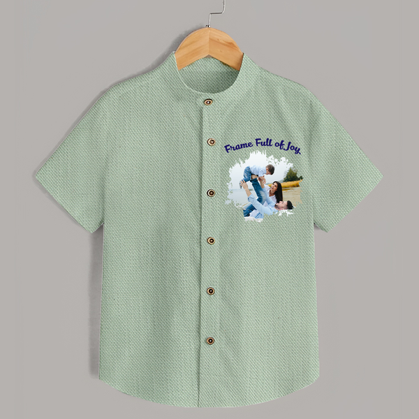 Frame Full of Joy Shirt | Custom Family Shirt for Cherished Moments - MINT GREEN - 0 - 6 Months Old (Chest 23")
