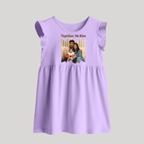 Together, We Rise Baby Frock | Personalized Family Baby Frock for Strength in Unity - LILAC - 0 - 3 Months Old (Chest 17")