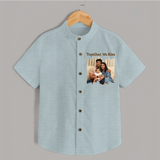 Together, We Rise Shirt | Personalized Family Shirt for Strength in Unity - ARCTIC BLUE - 0 - 6 Months Old (Chest 23")