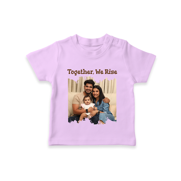 Together, We Rise T-shirt | Personalized Family T-shirt for Strength in Unity - LILAC - 0-5 Months Old (Chest 17")