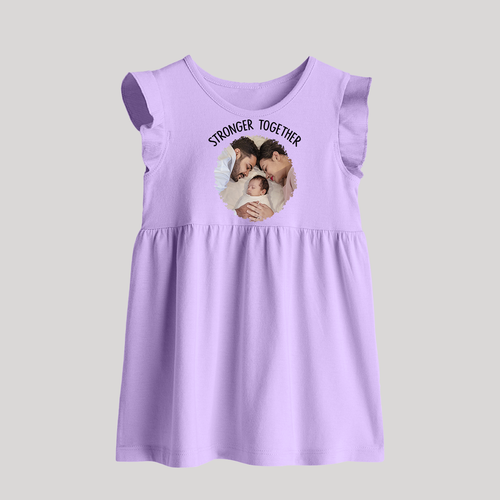Stronger Together Baby Frock | Custom Family Baby Frock Celebrating Family Bonds