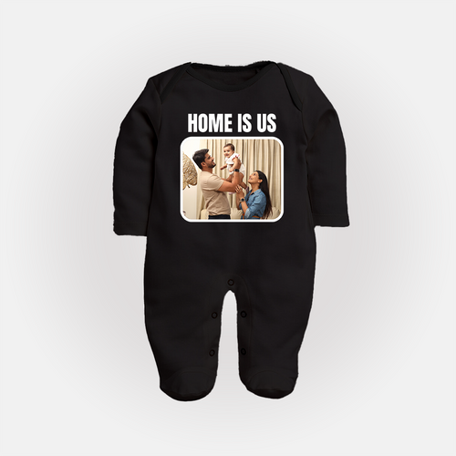 Home is Us Sleep suit/full sleeve body suit | Custom Family Sleep suit/full sleeve body suit for Family Pride