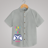 "Play all day" - Quirky Casual shirt with customised name