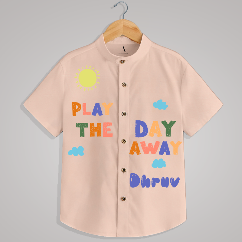 "Play the day away" - Quirky Casual shirt with customised name