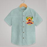 Harvesting Happiness Magh Bihu Vibes - Customized Shirt For Kids - ARCTIC BLUE - 0 - 6 Months Old (Chest 23")