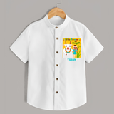 Little Farmer On Pongal - Customized Shirt For Kids - WHITE - 0 - 6 Months Old (Chest 23")