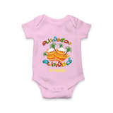 Pongaloo Pongal - Customized Romper For Babies - PINK - 0 - 3 Months Old (Chest 16")