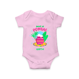 Sweet As Pongal - Customized Romper For Babies - PINK - 0 - 3 Months Old (Chest 16")