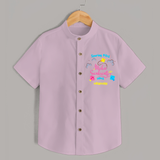 Soaring Kites Makar Sankranti Vibes - Customized Shirt For Kids - PINK - 0 - 6 Months Old (Chest 23")