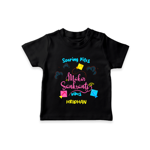 Soaring Kites Makar Sankranti Vibes - Customized T-Shirt For Kids