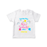 Soaring Kites Makar Sankranti Vibes - Customized T-Shirt For Kids - WHITE - 0-5 Months Old (Chest 17")