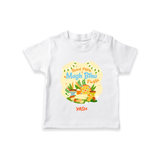 Sweet Pitha Magh Bihu Fiesta - Customized T-Shirt For Kids - WHITE - 0-5 Months Old (Chest 17")