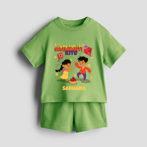 Flying High Like Sankranti Kite - Customized Co-ord Set For Kids