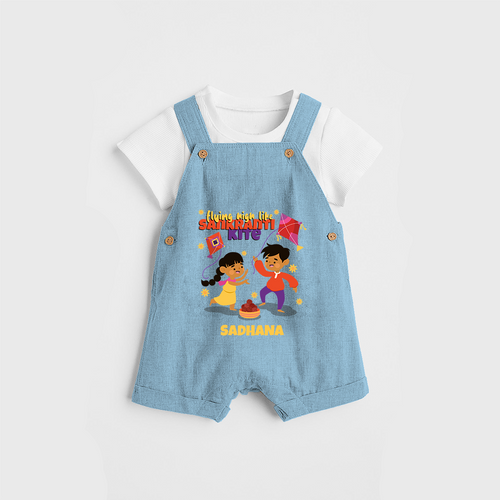 Flying High Like Sankranti Kite - Customized Dungaree Set For Kids