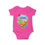 My First Lohre - Customized Romper For Babies - HOT PINK - 0 - 3 Months Old (Chest 16")