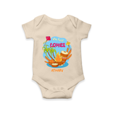 My First Lohre - Customized Romper For Babies - IVORY - 0 - 3 Months Old (Chest 16")