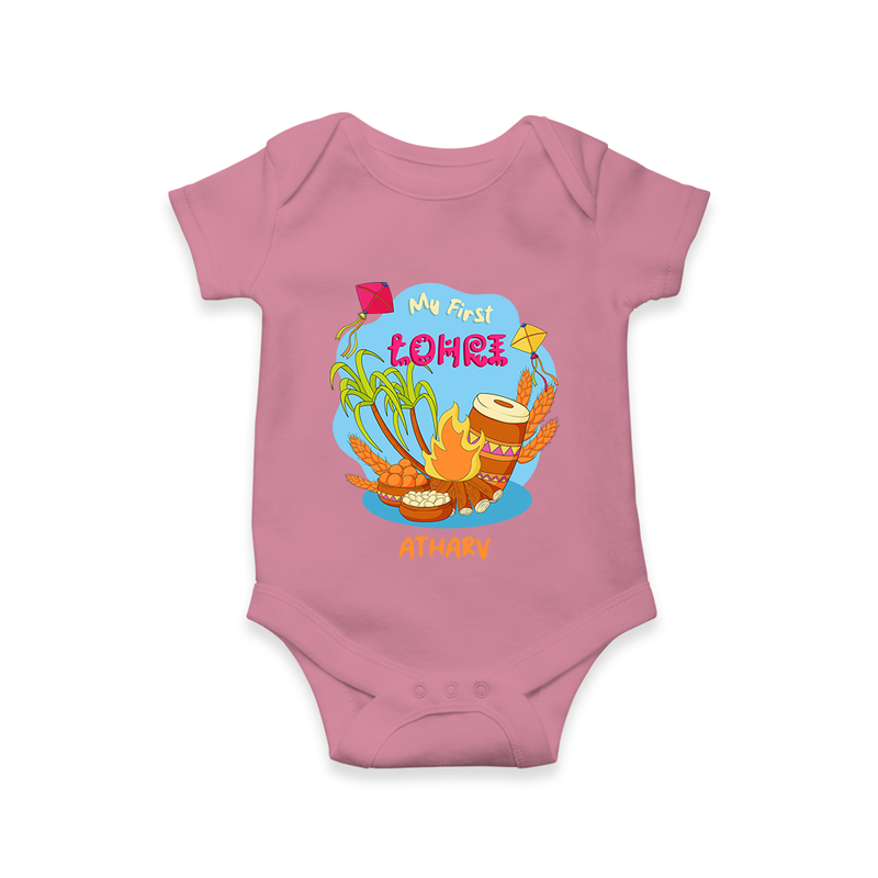 My First Lohre - Customized Romper For Babies - ONION - 0 - 3 Months Old (Chest 16")