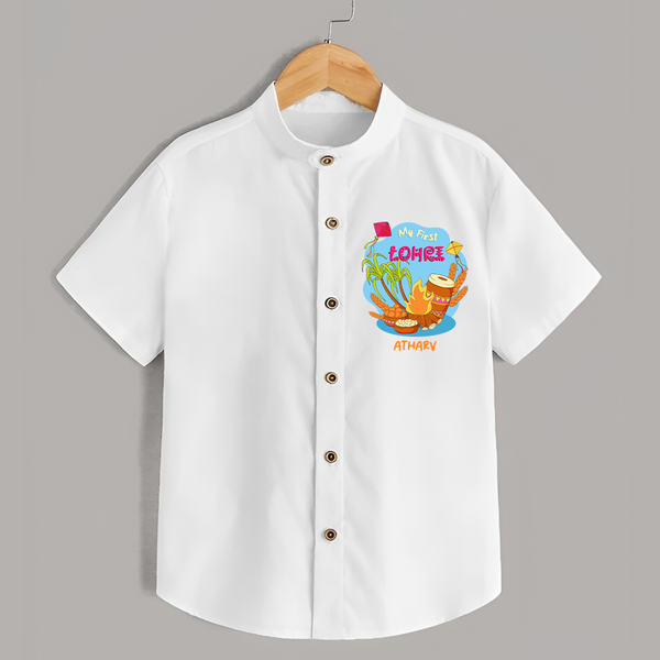 My First Lohre - Customized Shirt For Kids - WHITE - 0 - 6 Months Old (Chest 23")