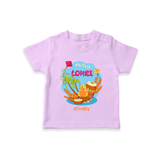 My First Lohre - Customized T-Shirt For Kids - LILAC - 0-5 Months Old (Chest 17")